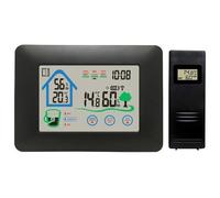 Denver WS-520 Station météo sans fil, température intérieure/extérieure, humidité, prévisions, horloge RCC, capteur extérieur