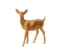 Statue : Biche dorée 70 cm - - Or / Doré - Résine