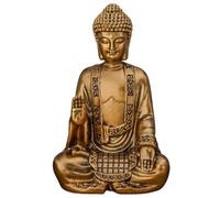 Statue Bodhi Or - Décoration Zen et Feng Shui - pour Créer Une Ambiance Relaxante et Spirituelle - Idée Cadeau Porte-Bonheur - Hauteur: 14cm - Couleur : Dorée - Zen’Light, Gold
