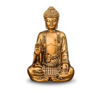 AC-Déco Statue Bodhi – Décoration Zen et Feng Shui – Dorée H14 cm