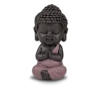 Statue Bouddha Bébé Toge Rose - Figurine inspirante et Joyeuse - Porte-Bonheur Positivité Concentration- Idée Cadeau Mignonne et Spirituelle - Décoration intérieur Zen -H 7 cm - Zen’Light