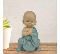 Statue Bouddha Bonze emblématique -GongFu 1- Ambiance Paisible et Sereine - Décoration Zen - Idée Cadeau Unique -H 13cm - Zen'Light