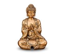 Statue Bouddha Or Méditation - Statuette Décoration Zen et Feng Shui - Apporte de la Spiritualité à Votre Intérieur et Une Ambiance Relaxante - Statue Porte-Bonheur - Hauteur: 12cm - Zen’Light