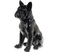 Statue : Bulldog Yuki assis Loft noir 82 cm - Amadeus - Noir - Résine Noir G