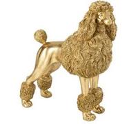 Statue Caniche Debout "Trina" 66cm Doré Or G