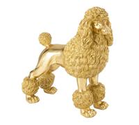 Statue Caniche Debout Trina 79cm Doré