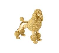 Statue Caniche Debout "Trina" 79cm Doré