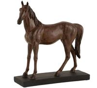 Paris prix statuette cheval résine - Marron