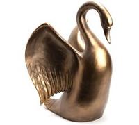 Statue : Cygne à poser 60 cm - - Or / Doré - Résine
