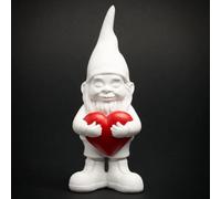 Statue d'amoureux représentant un nain blanc, 50 cm