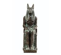 Statue d'Anu ssis Dieu de la mort Sculpture en granit pierre fabriquée en Égypte Anu alement appelé Anpu, ancien dieu égyptien des morts, représenté par un chacal