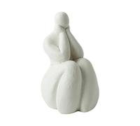 Statue d'art en résine Position assise 12 cm de hauteur Décoration populaire Sculpture Décoration de salle d'étude