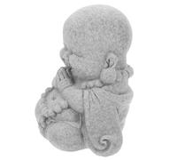 Statue de Bouddha en Grès Bleu, Décoration Compacte pour Aquarium | Jardin de Sculptures de Bouddha, Figure de Bouddha D'aquarium, Petites Décations pour Aquarium