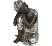 Statue de Bouddha grand modèle H36 Atmosphera - Marron Marron/argenté G