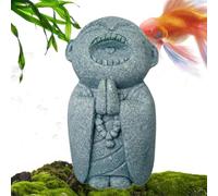 Statue de Bouddha Sculpture décorative en Pierre, Ornement Zen Spirituel tranquillité intérieur extérieur | Figure Artistique Symbolique pour la détente, la Maison, Le Jardin, la Salle de Bain, Le