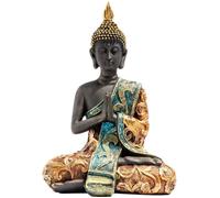 Statue de Bouddha ThaïLande Sculpture RéSine Bouddhisme à la Main Hindou Feng Shui Figurine MéDitation DéCor à la Maison Ornement