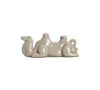 Statue de Chameau Faite à la Main, décoration de Bureau pour Animaux de Compagnie, Ornements en céramique, ameublement Zen, Porte-Stylo, Jouets, Accessoires de Table à thé pour Animaux de Compagnie