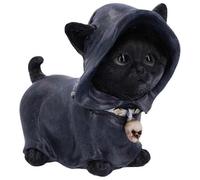 Statue De Chat D'halloween, Statue De Chat À Pendentif En Forme De Crâne, Statue De Chat, Décoration De Bureau Pour La Maison D'halloween