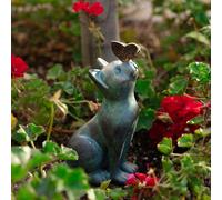 Statue De Chat En Forme De Papillon, Sculpture De Jardin En Résine, Ornement De Paysage, Cadeau D'anniversaire Pour La Famille Et Les Amis
