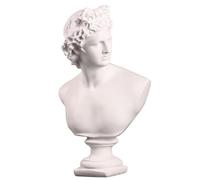 Statue de David Décorative en Résine Blanche pour Décoration Intérieure