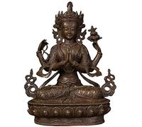 Statue de décoration pour la Maison, Sculptures en Bronze, Bouddha Religieux, Ornements de décoration Artistique