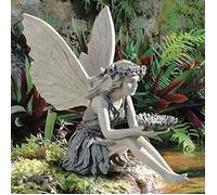 Statue de fée de tournesol - PZCC - 2 tons - Jardin - Résine de qualité supérieure