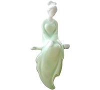 Statue de femme en céramique - Sculpture artisanale - Figurines décoratives modernes pour la maison, le bureau, la bibliothèque, la chambre à coucher - Style B