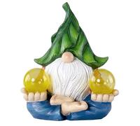 Statue De Gnome Sans Visage, Éclairage De Paysage De Jardin, Figurines En Résine, Sculpture De Nuit De Pelouse Extérieure, De Cour Décorative