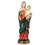 Statue de la Vierge Marie avec chapelet, 60 cm, en résine