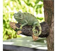 Statue De Lézard De Caméléon Réaliste, Sculpture En Résine, Pour Cour Extérieure, Ornement De Paysage, Décoration De Jardin