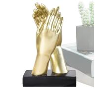 Statue de main en résine à cinq gestes | Figurine à main pour salon, bibliothèque, chambre à coucher, lieu de travail, table basse, bureau, mère, couple