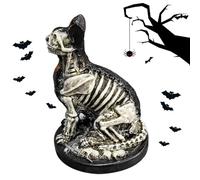 Statue de Maison Figurine en résine d'halloween | Vista Print Central Craft, décoration de Table, bibliothèque, Sculpture, Squelette, Animal, décoration de Bureau