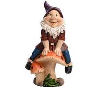 Statue de nain de jardin FONGWAN ornement elfe décoration pour jardin et pelouse-Champignons G