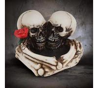 Statue De Roses En Résine, Sculpturre De Crâne Pour Halloween, Cendrier, Décoration Pour La Maison, Le Bar Ou Le Bureau