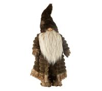 Statue Déco Lutin Forêt 64cm Marron