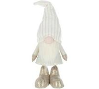 Statue Déco Lutin Plumes 58cm Beige