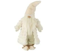 Statue Déco Lutin Veste Rembourrée 64cm Crème