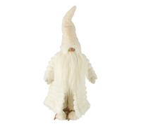 Statue Déco Lutin Veste Rembourrée 88cm Crème