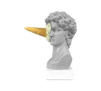 Statue du David - Buste en résine artistique, figurine décorative