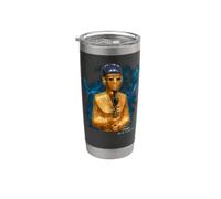 Statue égyptienne Ptah Dieu de la Création Gobelet isotherme en acier inoxydable double paroi