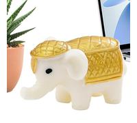 Statue Éléphant - Sculpture Décorative en Résine Compacte,Statue de Dieu Éléphant Décoration de Jardin | Pour la Décoration du Salon, de la Chambre, de la Nursery, des Étagères et des Appuis de