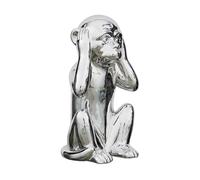 Statue en Dolomite Singe 28 cm - Argent