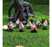 Statue En Résine Réaliste, Moule De Simulation De Gnome, Statue De Fée, Sculpture Elfe De Jardin Miniature, Figurine Naine