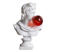 Statue et ornements en forme de buste de David - Art intérieur et extérieur unique pour salle à manger ou restaurant - Étanche