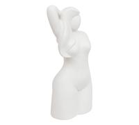 Atmosphera Statuette femme en céramique Soleya 28 cm Blanc
