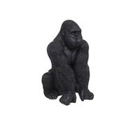 Atmosphera - Statuette gorille - Résine H67-8 cm - Noir