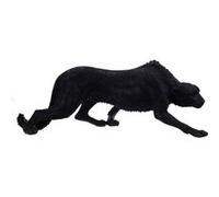 Statue : Guépard noir en marche 120 cm - Amadeus - Noir - Résine Noir G