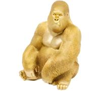 Statue - KARE - Gorille doré 38,5 cm - Polyrésine - Intérieur - Design contemporain