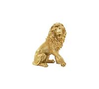 Statue Lion Assis "Shant" 55cm Or