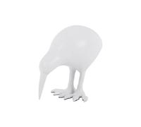 Statue métalique Present Time Kiwi Bird Blanc 9x15,5 cm